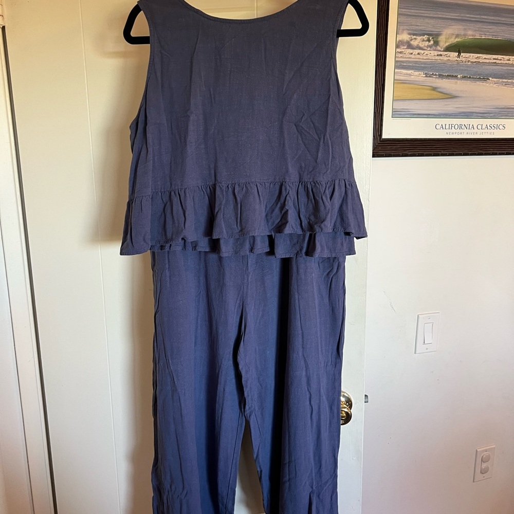 Women's Blue two piece set